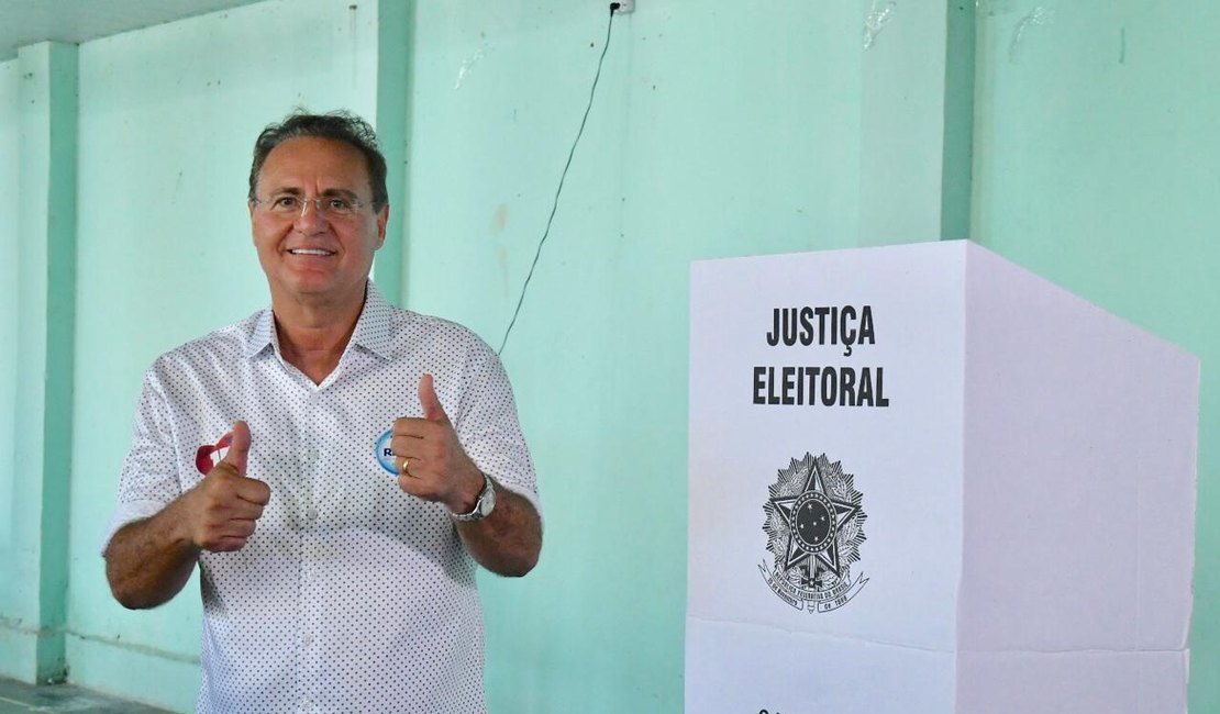 Renan Calheiros se mantém no Senado com mais de 20% dos votos