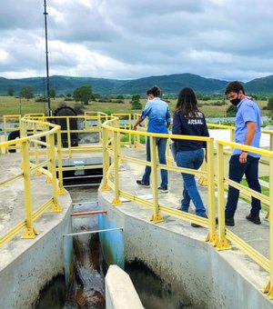 Arsal fiscaliza qualidade da água em 23 municípios do interior de Alagoas