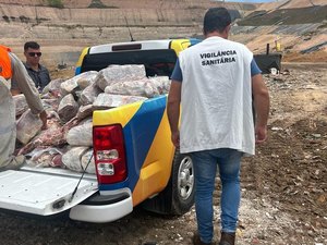 Vigilância apreende 1 tonelada de carne vencida em supermercado na Serraria