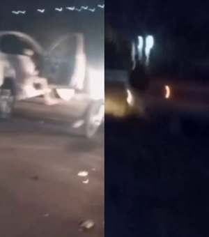 Colisão entre carro e van deixa duas pessoas feridas em Pariconha, no Sertão de Alagoas