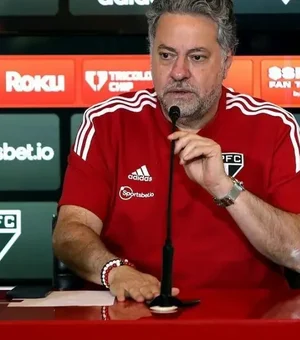 Julio Casares, presidente do São Paulo, critica arbitragem: ‘chega do Abel apitar jogo de o Paulistão’