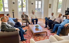 Direção do Rotary é recebida por Luciano Barbosa no palácio do Governo 