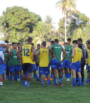 Em reta final de preparação para Copa São Paulo, sub-20 do CSA treina em Maragogi