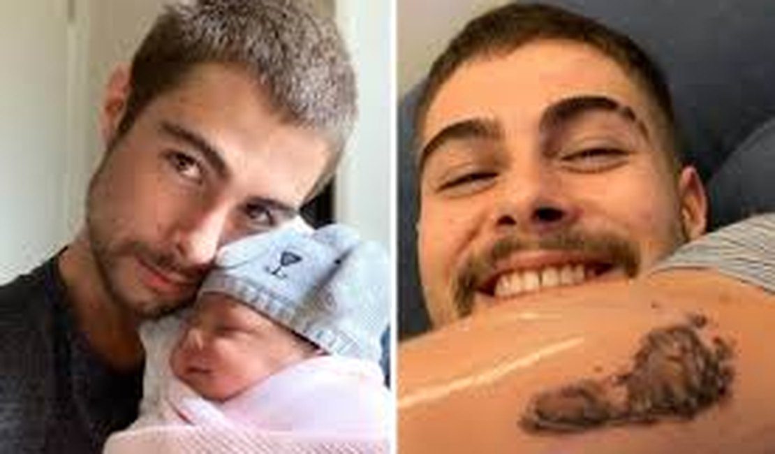 Rafael Vitti faz linda tatuagem em homenagem à filha recém-nascida
