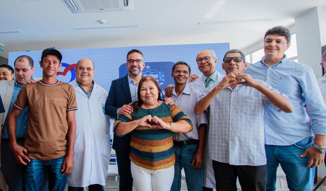 Governador lança Alagoas Transplanta para ampliar transplantes de coração e rins