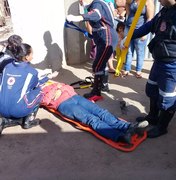 Colisão entre carro e motocicleta deixa mulher ferida no Agreste