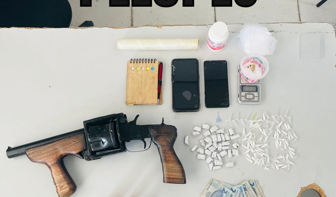 Homem é preso com 60 pinos de cocaína em Arapiraca