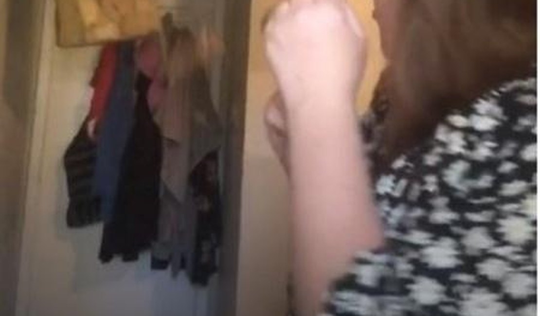 Mulher atravessa o teto durante gravação da filha no TikTok