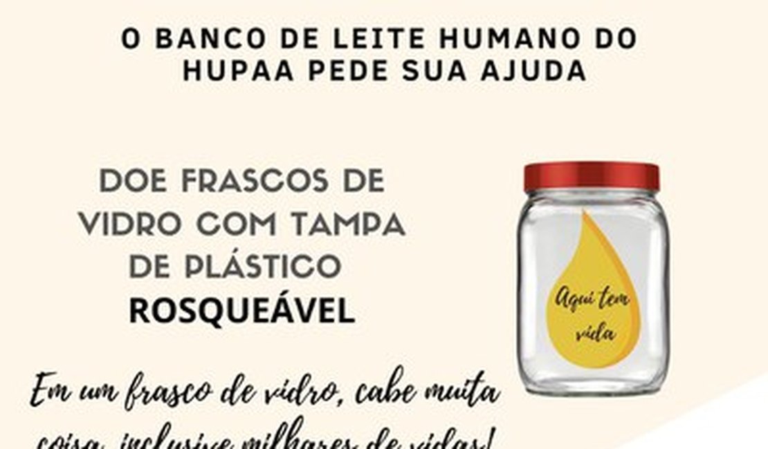 Banco de Leite do HU faz campanha por doações