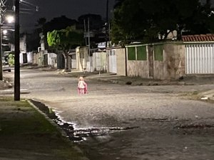 Sentada em cadeira, boneca 'faz segurança' de rua e viraliza na internet