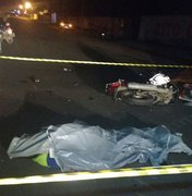 [Vídeo] Mototaxista clandestino e animal morrem após colisão na AL-110
