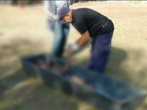 Polícia encontra cadáver com marcas de pedradas e golpes de facão