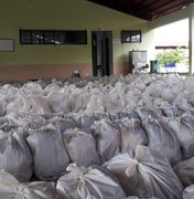 De agricultores familiares para famílias limoeirenses, Prefeitura entrega mais 1000 cestas do PAA