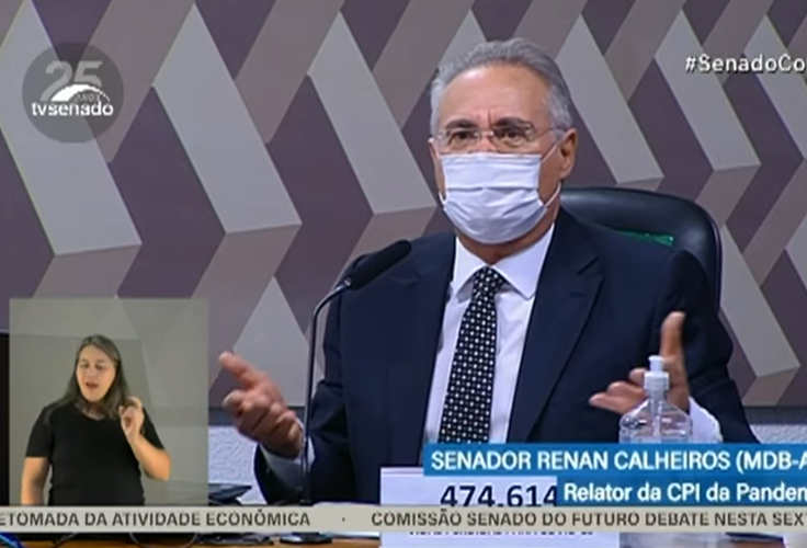 Senador Renan reage a pedido do Progressistas para STF rever eleição indireta e ataca Arthur Lira