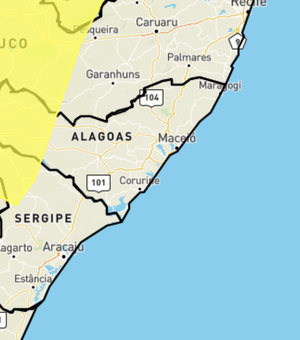 Instituto de Meteorologia alerta perigo de baixa umidade para 21 municípios do Sertão de Alagoas