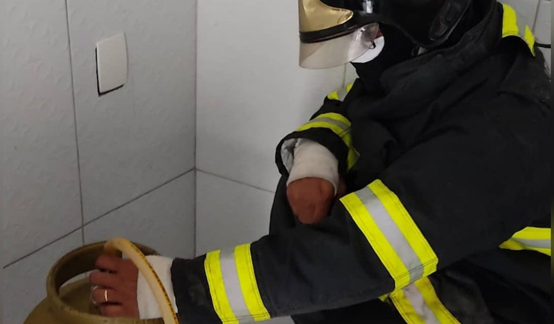 Bombeiros orientam população para evitar acidentes com gás de cozinha
