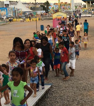 7 Segundos promove ação com crianças carentes em parceria com o Fiesta Parque