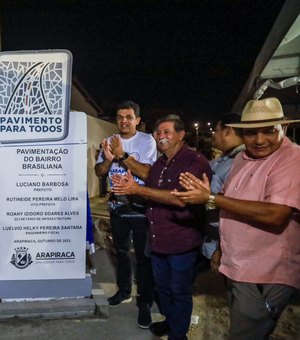Moradores da Brasiliana agradecem ao prefeito Luciano pela pavimentação de 21 ruas no bairro