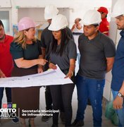 Prefeita dá início as obras de reforma e ampliação de duas escolas em Porto Calvo