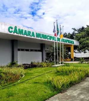 Câmara Municipal de Arapiraca realizará sessão a portas fechada, por conta do Coronavírus
