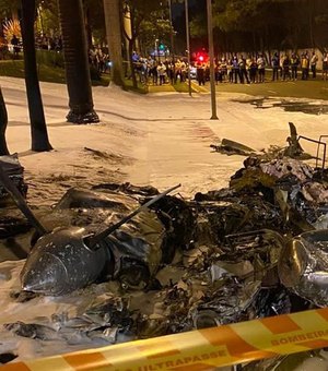 Uma pessoa morre em queda de avião de pequeno porte em São Paulo