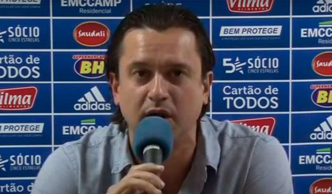 Presidente do Cruzeiro dispara contra CRB e arbitragem: 'Absurdo'