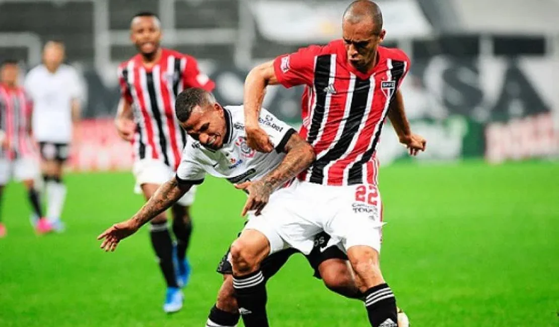 São Paulo sai na frente, Corinthians vira, mas Tricolor busca empate nos acréscimos