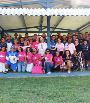 Ação com elenco do CSA reforça o combate ao câncer de mama