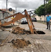 Prefeitura inicia reconstrução de galeria pluvial no bairro do Pinheiro