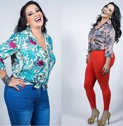 Fabíola Gadelha perde 25 kg e vira modelo plus size