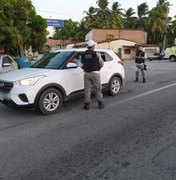 BPRV flagra irregularidades de trânsito durante blitz em Marechal Deodoro