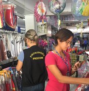 Procon Maceió divulga pesquisa de preços de itens para o Carnaval