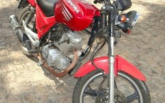 Motocicleta roubada foi recuperada
