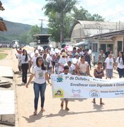 Cras de Porto Calvo promove caminhada em alusão ao Dia Nacional do Idoso