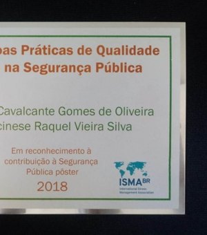 Pesquisa realizada pela PM de Alagoas recebe prêmio em Porto Alegre
