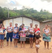ONG Segundo Sol distribui cestas básicas na Comunidade Deda Paes