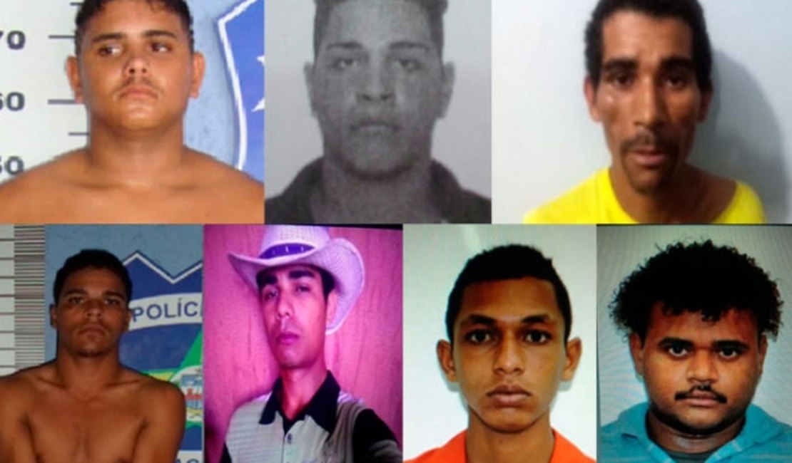 Polícia Civil identifica os sete presos fugitivos do Code