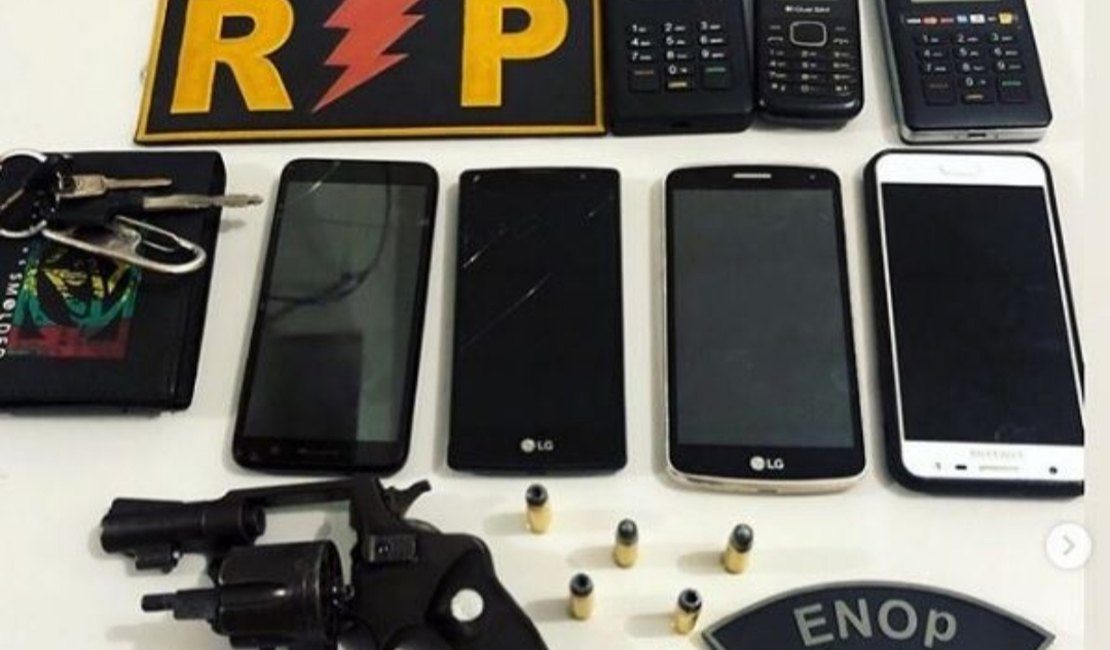 Grupo que realizava assaltos é apreendido com oito celulares