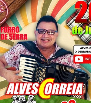 Após recorde de visualizações, Alves Correia realizará segunda live