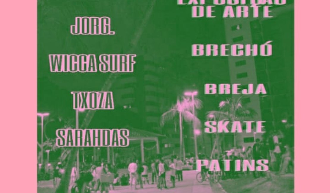 2ª edição do ‘Na Praça Tem Som’ reúne música e arte alagoana na Praça do Skate, em Maceió