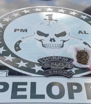 Polícia apreende jovem com drogas em Colônia Leopoldina
