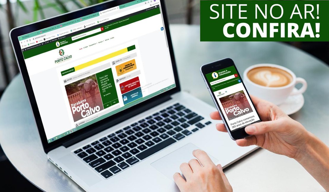 Prefeitura de Porto Calvo lança novo site institucional