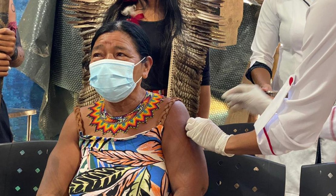 População indígena em Alagoas se aproxima do 100% da imunização