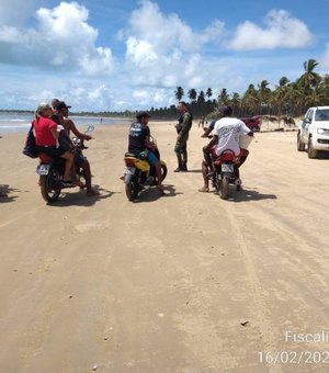  Tráfego nas praias: fiscalização aumenta ações contra infração no verão