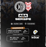 ASA inicia venda de ingressos para duelo contra o Sergipe
