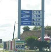 Menor preço do litro da gasolina em Porto Calvo custa R$ 5,79