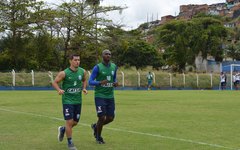 Rafinha e Leandro Souza, jogadores do CSA