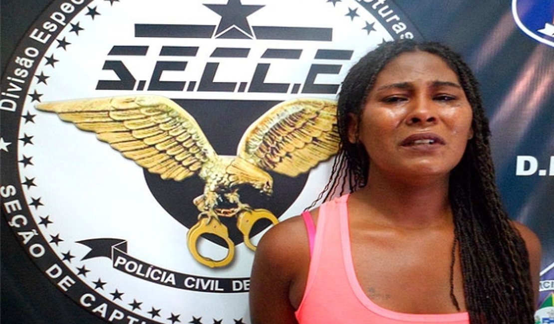 Deic prende 'Nêga Zanza' acusada de assaltos em Maceió