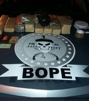 Bope apreende 14kg de maconha em Maceió