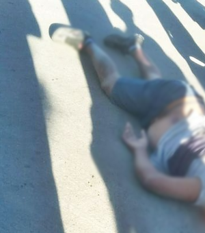Homem morre em Inhapi após bater cabeça no chão durante queda de moto 